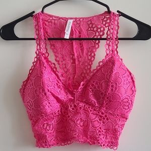 Hot pink bralette